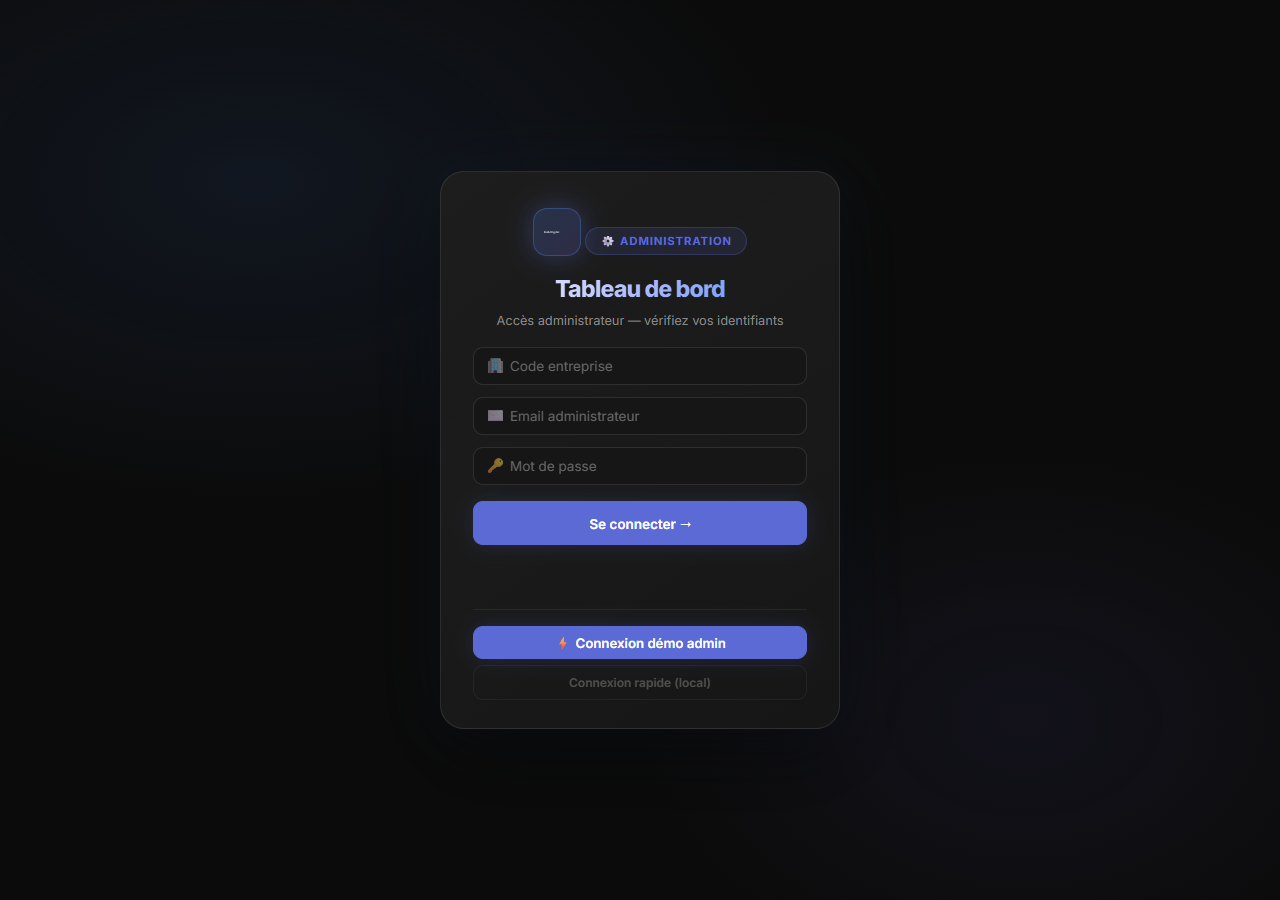 Dashboard admin DSI